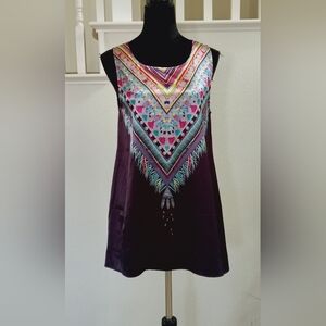 Mini Dress with Beautiful Print Design